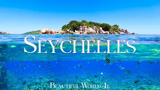 Seychelles 4K Amazing Aerial Film - Calming Piano Music - Scenic Relaxation