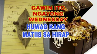 GAWIN ITO NGAYONG WEDNESDAY HUWAG KANG MATIIS SA HIRAP-APPLE PAGUIO7