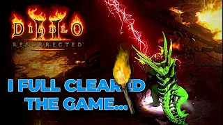 What can you get from clearing the game? Tour of the World + First Torch! - Diablo 2 Resurrected