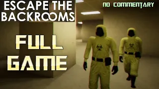 Escape the Backrooms | Full Game Walkthrough | No Commentary