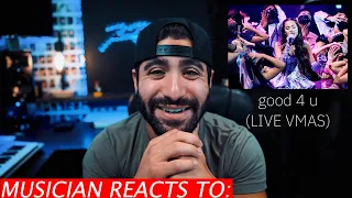 Musician Reacts To Olivia Rodrigo - Good 4 U (Live @ VMAs)