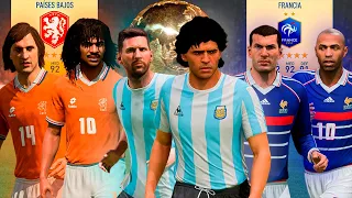 Simulé el MEJOR MUNDIAL de LEYENDAS en FIFA 23