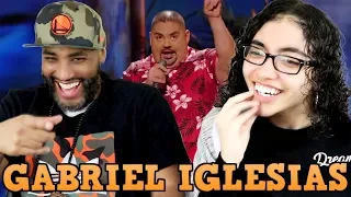 MY DAD REACTS TO Gabriel Iglesias Gift Basket REACTION