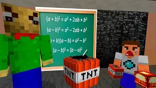 Взорвал Школу! Учитель Балди в майнкрафт! Урок Математики