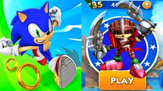 Sonic Dash - Sir Gawain New Character Update - All Characters Unlocked Gameplay