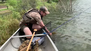 Releasing 38" 17 pound tiger musky in Minneapolis