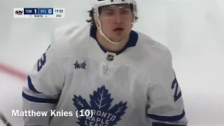 Toronto Maple Leafs Goals Vs Blues Feb 19th 2024