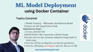How to deploy Model using Docker Container | #modeldeployment  #mlops  #docker #machinelearning