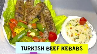 #turkishkebabs  Turkish Kebabs Recipe No Oven No BBQ Grill Super Easy Recipe in Urdu Hindi - SKK