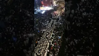 FESTA SANT'AGATA A CATANIA : SALITA CAPPUCCINI SI SGANCIA UN CORDONE DI TRAINO, NESSUN DANNO