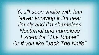 Iced Earth - The Ripper Lyrics