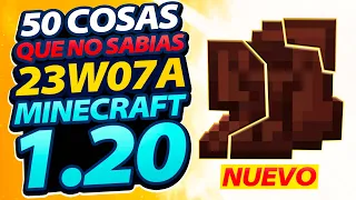 50 COSAS NUEVAS de Minecraft 1.20