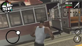 Остановил в GTA San Andreas трамвай