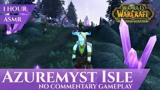 Azuremyst Isle - Gameplay, No Commentary, ASMR (1 hour, 4K, World of Warcraft The Burning Crusade)