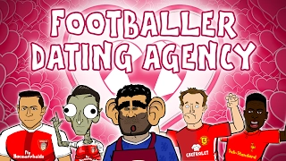 💖FOOTBALLER DATING AGENCY💖 (Valentine's Day 2017 with Costa, Sanchez, Moyes, Sturridge and Muller)