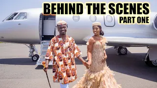 SHOOTING INSIDE THE PRIVATE JET- MTAACHANA TUU BEHIND THE SCENES