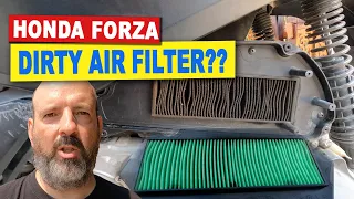 Honda Forza - Air Filter & Belt Case Filter Change (NSS300) - How-to, Step by Step Instructions