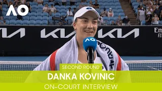 Danka Kovinic On-Court Interview (2R) | Australian Open 2022