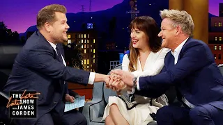 Dakota Johnson, Gordon Ramsay & James Make a Marathon Pact