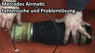 W212 Airmatik hält kein druck Schritt für schritt Reparatur