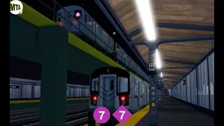 ROBLOX: MTAoR IRT Flushing Line 7 Local Train from 34 St-Hudson Yards to Flushing-Main St Timelapse