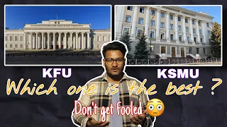 KSMU vs KFU | A detailed comparison video 🔥| MBBS in Russia 2023 | Medico Hooman