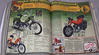 Versandhauskatalog   1976 / 1977  Mofas Fahrräder  Ausschnitt