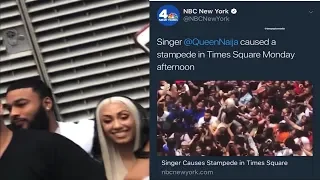 I seen Patty,Clarence,and Queen (Spicy Gang Timesquare Takeover)