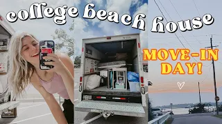 COLLEGE MOVE IN VLOG: senior year in a beach house!!