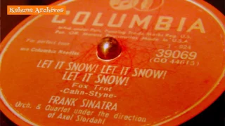 1950" "Let It Snow" Frank Sinatra