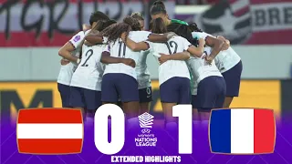 France vs Austria | Highlights | UEFA Women's Nations League 26-09-2023