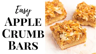 Easy Apple Crumb Bars| Apple Crumble Bars Recipe | Apple Pie Bars| Fall Recipes