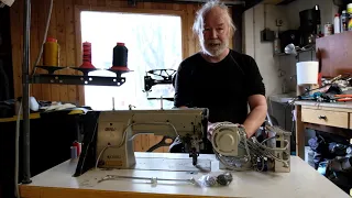 Changing motor on Pfaff sewing machine part 2 - Testing and connecting the servo  motor