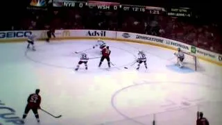 Mike Green goal vs Rangers 2013 Stanley cup playoffs game 2