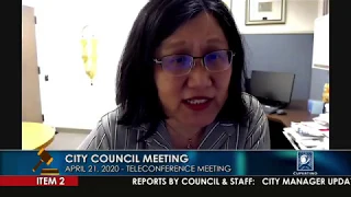 Cupertino City Council Meeting - April 21, 2020 (Part 1)