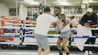 Floyd Money Mayweather Boxing GOAT Pad Work Training Highlight #1