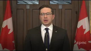 Conservative Leader Pierre Poilievre discusses his meeting with U.S. President Joe Biden