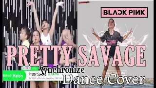 [ SYNCHRONIZE DANCE COVER ] BLACKPINK - ‘Pretty Savage’ 1011 SBS Inkigayo