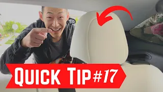 How to Remove the Rear Seat Headrest and STOP squeaking in Tesla Model Y (Quick Tip #17)