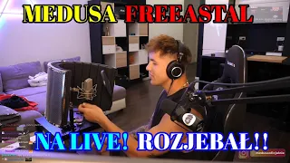 Medusa nowy freestyle na Live mocne