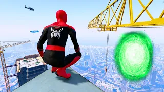 Spider-Man Found Mystery Portals in GTA 5!😮 (NEW MOD)