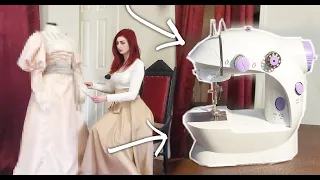 Sewing An Entire Victorian Dress On A Mini Sewing Machine