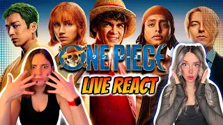 One Piece Live Action GIRLS REACT!!! Episode 1-4 reaction with @OhimeTenshi  !!!