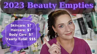 2023 BEAUTY EMPTIES || All The Beauty Items I Panned This Year!