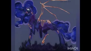 calis bum bom (princesa luna death ) speedpaint mlp