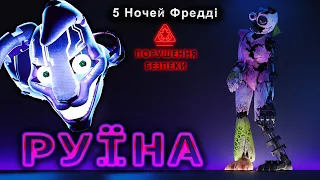 Чіка вже не та)проходження five nights at freddy’s security breach DLC Ruin українською)серія 4