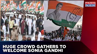 Sonia Gandhi Joins Bharat Jodo Yatra: Huge Crowd Gathers To Greet Cong Pres In Unite India Campaign