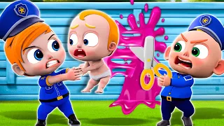 Baby Police Officer Saves the Day! - Police Officer Song - Funny Songs & Nursery Rhymes - PIB Songs