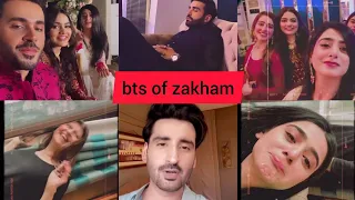 Last bts of drama serial zakham  sehar khan  agha ali  #video #viral #its_all_about