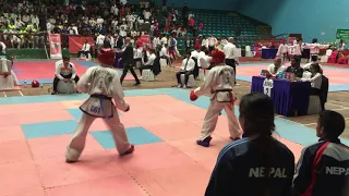 Nepal gurkhali (sagarkunwar) vs India south asian taekwondo championship
